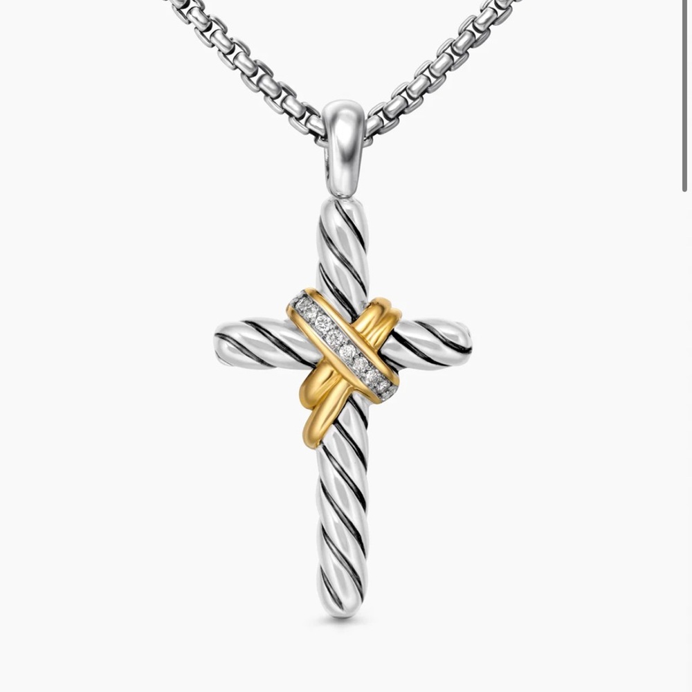 David Yurman X Cross Necklace